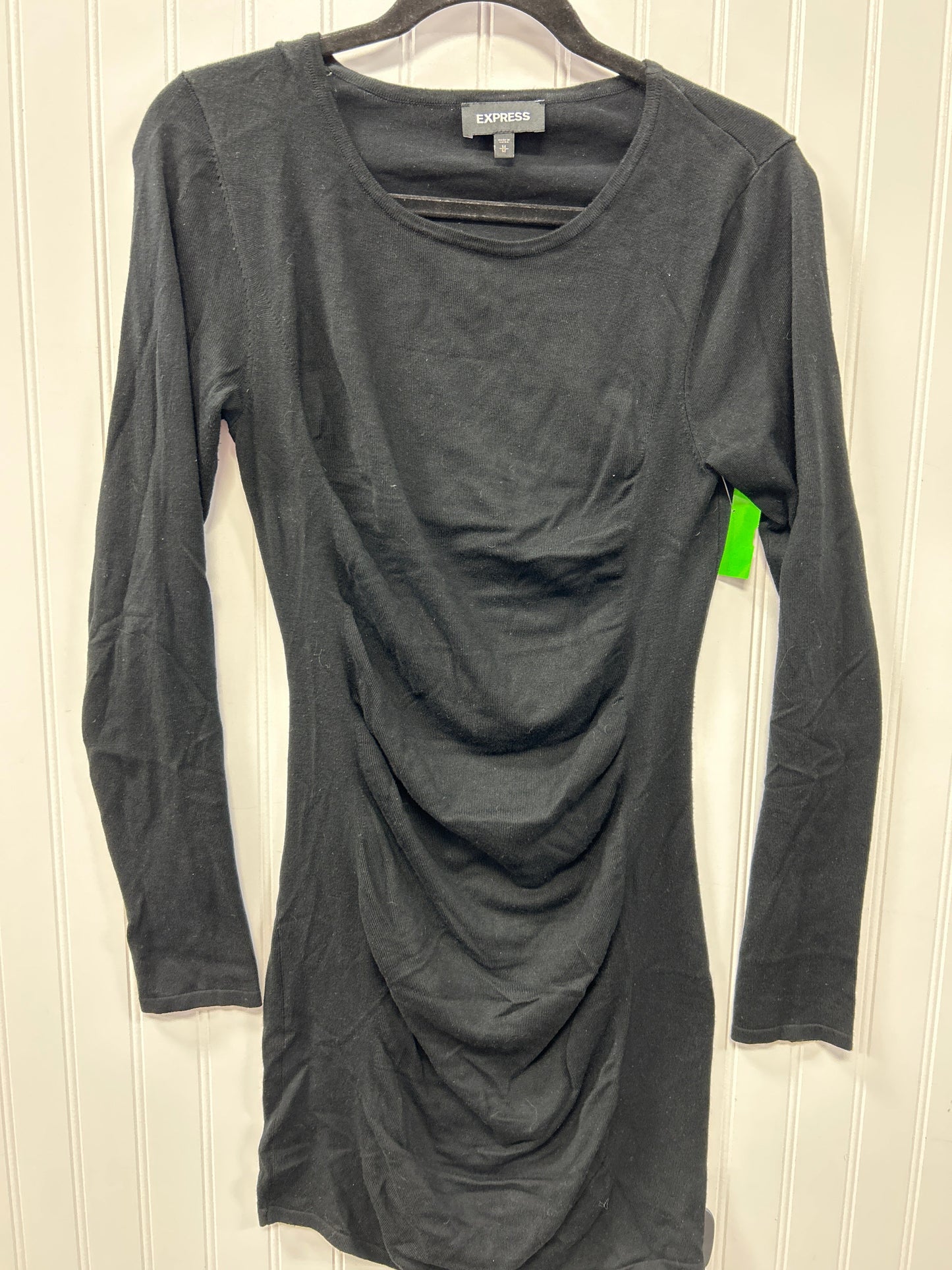 Dress Casual Midi By Express In Black, Size:M