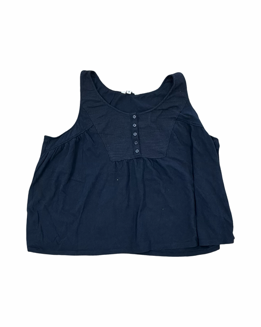 Top Sleeveless By Lucky Brand In Black, Size:Xxl