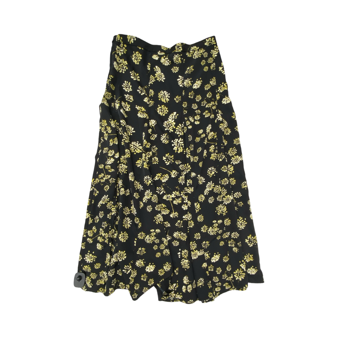 Skirt Maxi By Banana Republic In Black & Green, Size:8