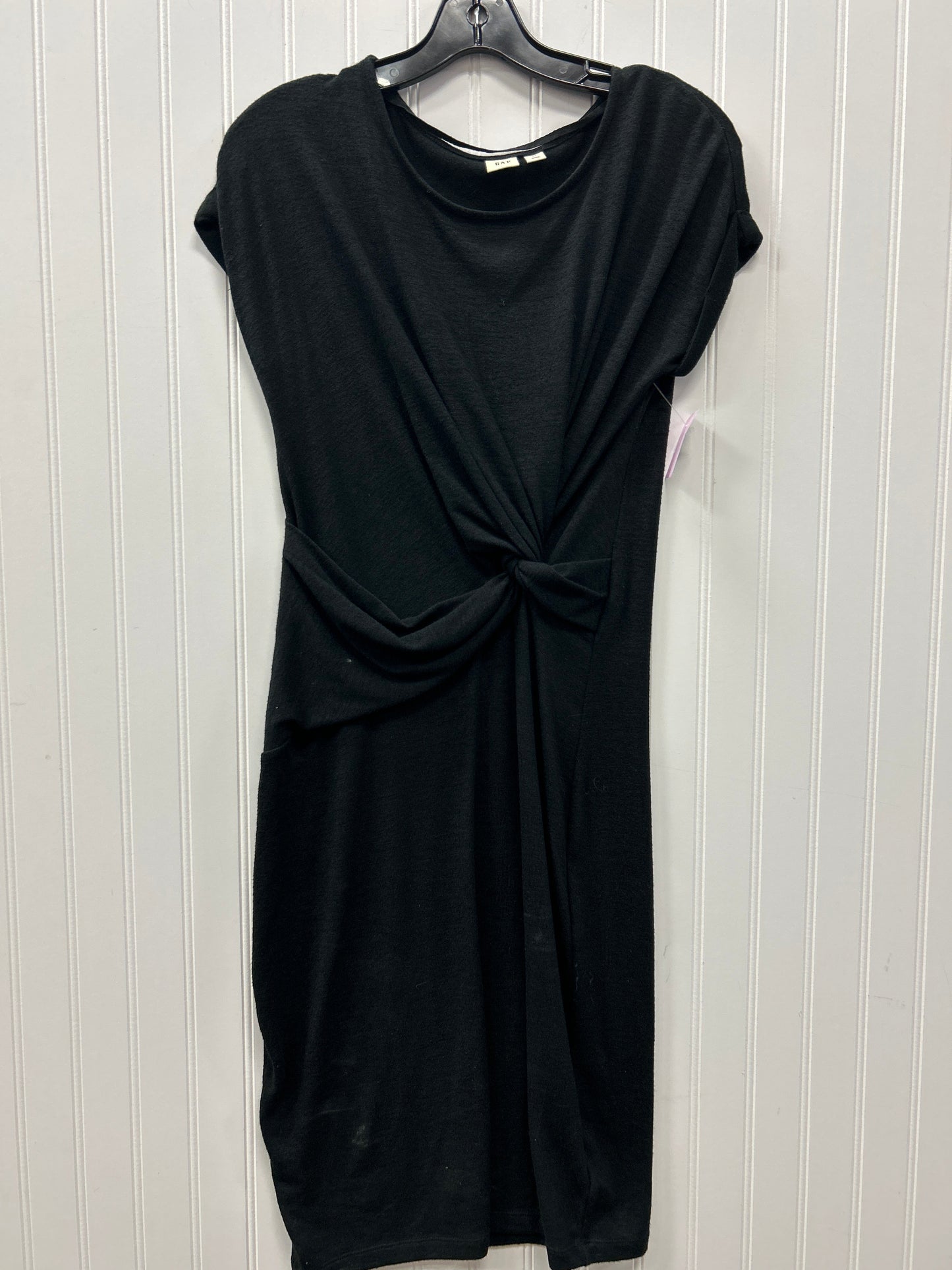 Dress Casual Midi By Gap In Black, Size:Xs