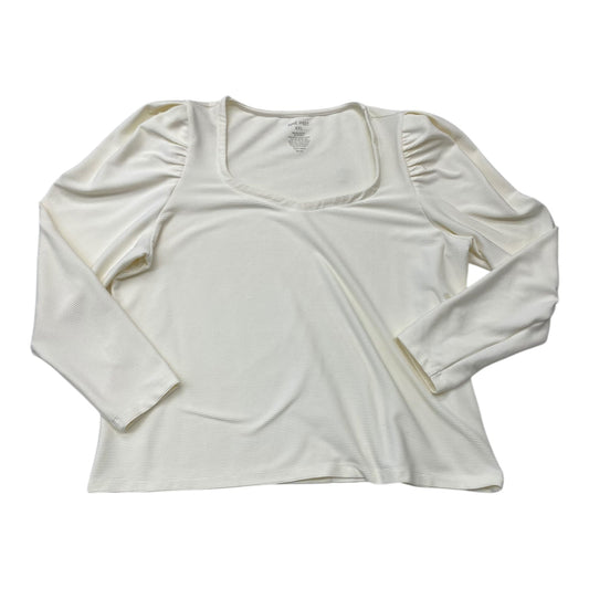 Top Ls By Nine West In Cream, Size:Xxl