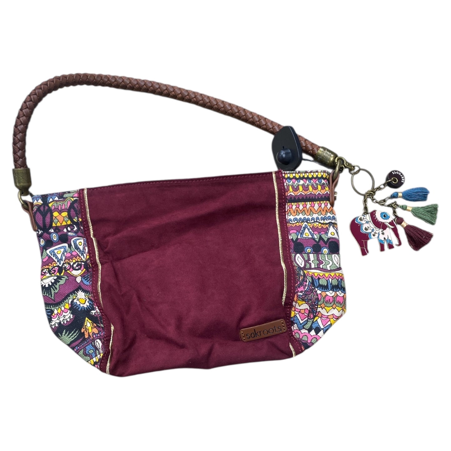 Handbag By Sakroots In Maroon, Size:Small