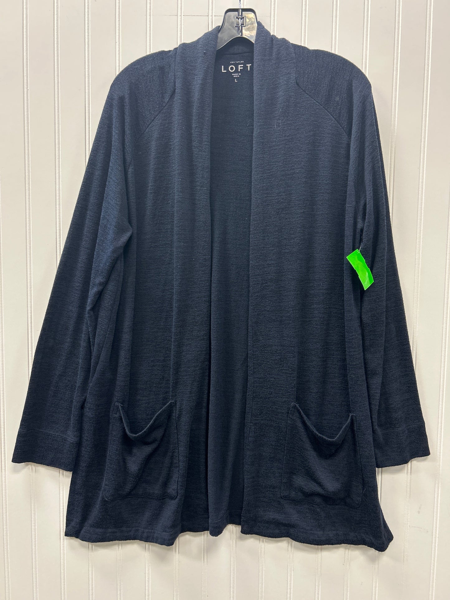 Cardigan By Loft In Navy, Size:L