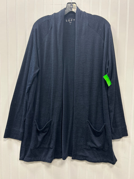 Cardigan By Loft In Navy, Size:L