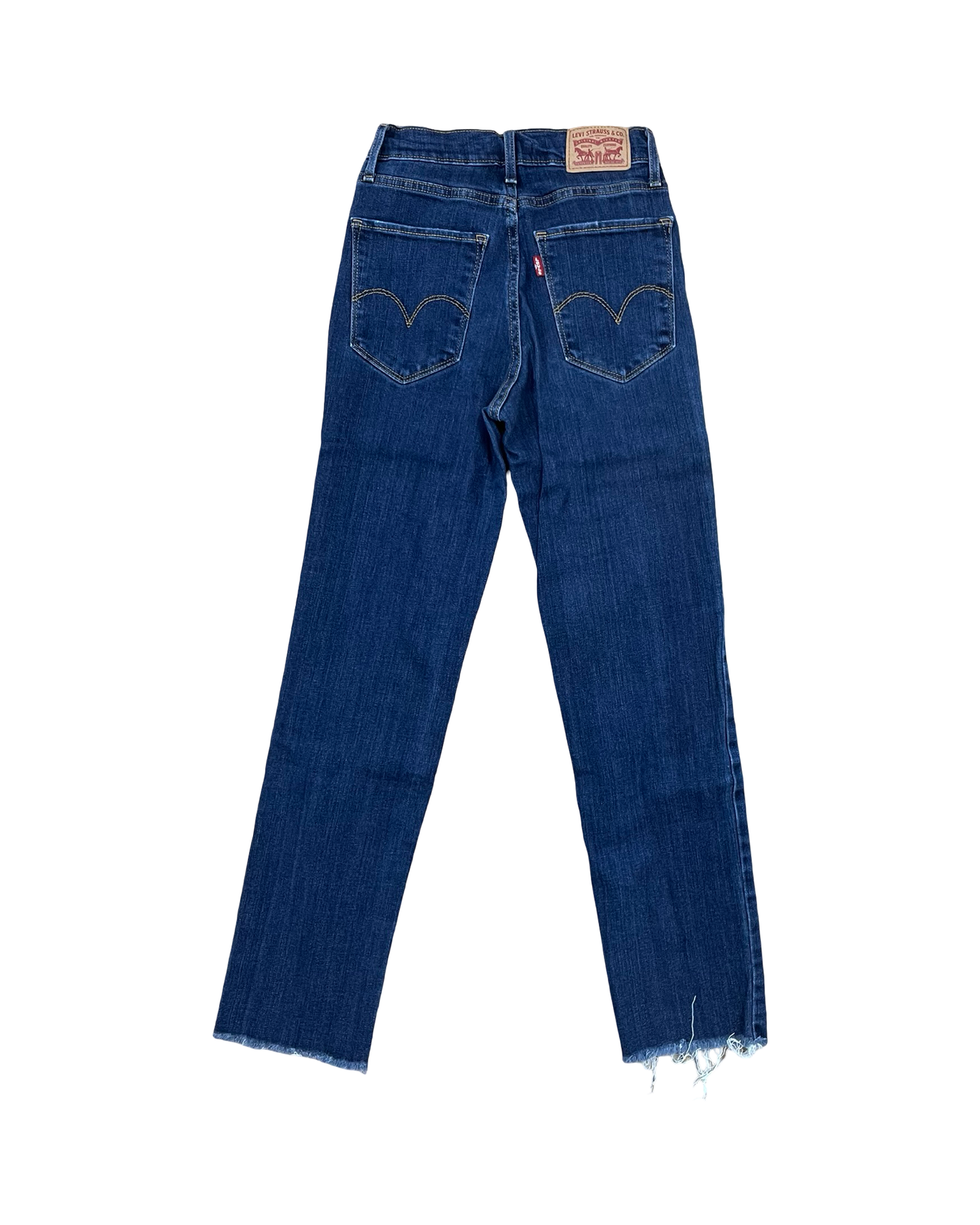 Jeans Skinny By Levis In Blue Denim, Size:2