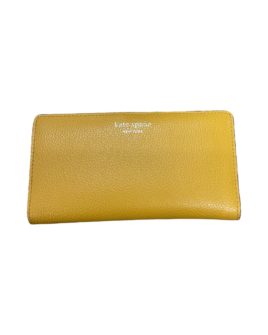 Wallet Designer By Kate Spade In Yellow, Size:Small