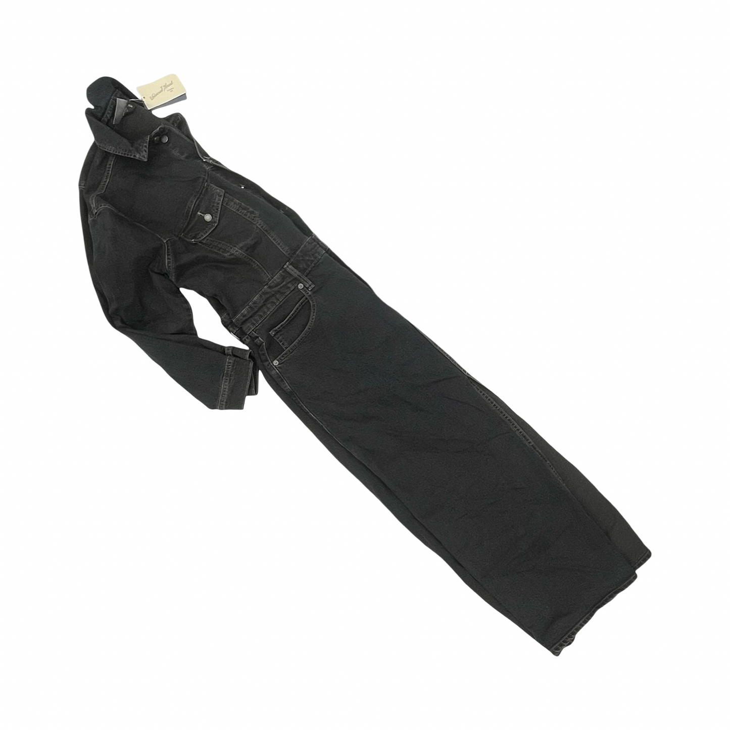 Dress Casual Maxi By Universal Thread In Black Denim, Size:16