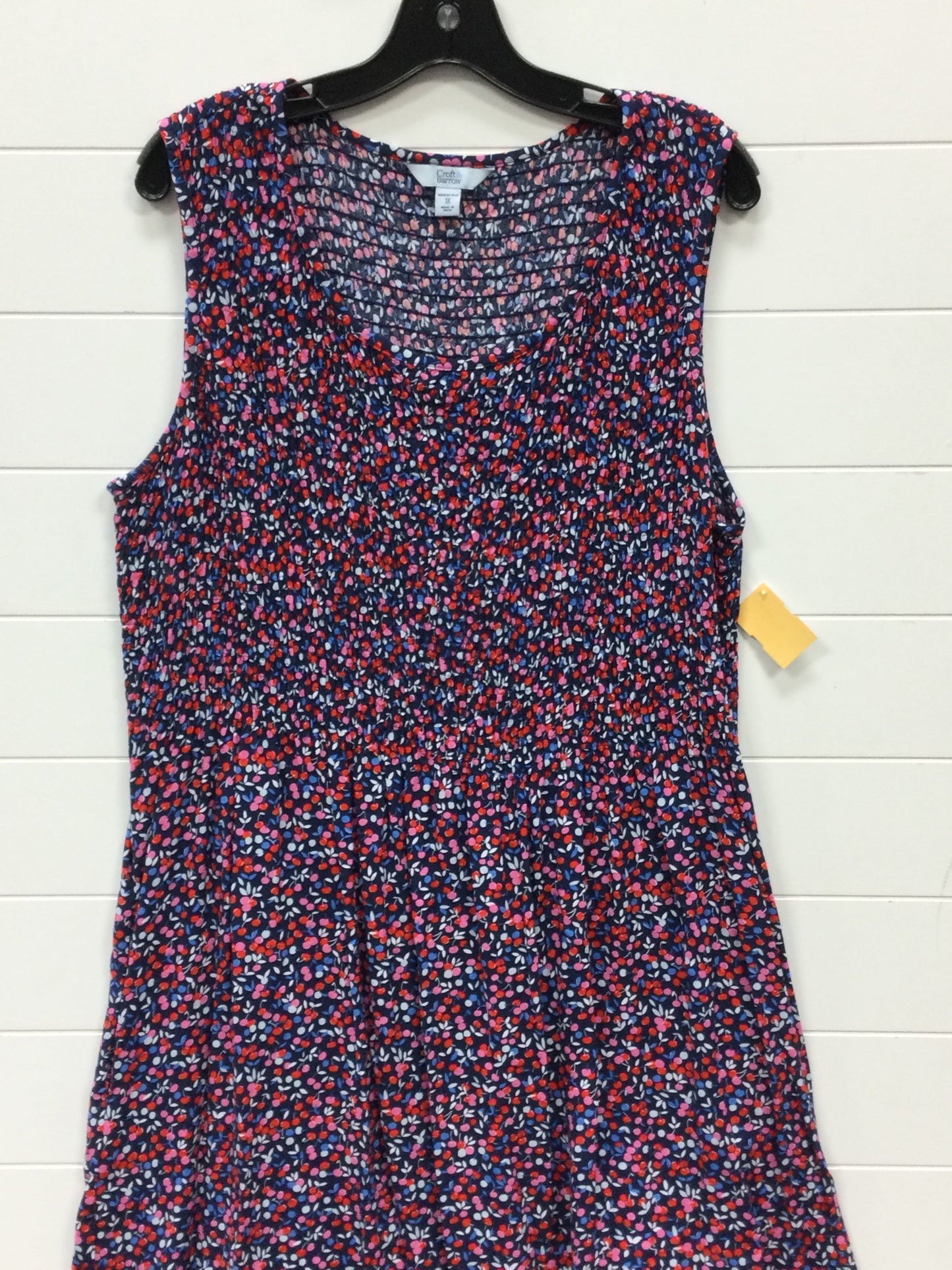 Dress Casual Maxi By Croft And Barrow In Navy, Size:1X