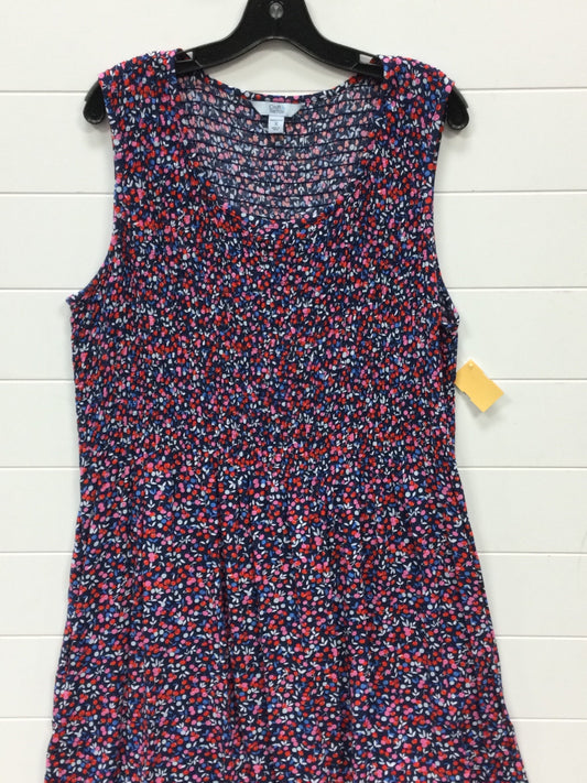 Dress Casual Maxi By Croft And Barrow In Navy, Size:1X