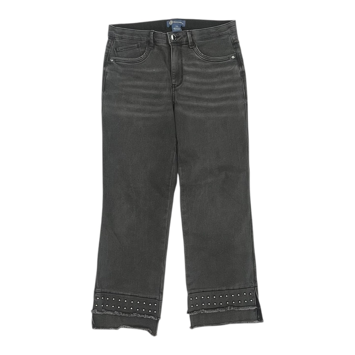 Jeans Straight By Democracy In Grey Denim, Size:12