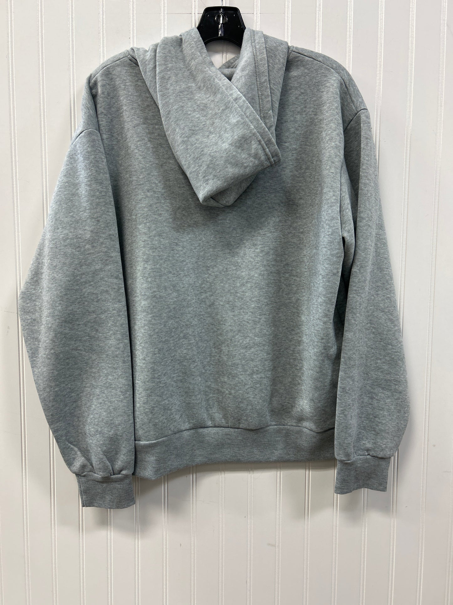 Sweatshirt Hoodie By Clothes Mentor In Grey, Size:L