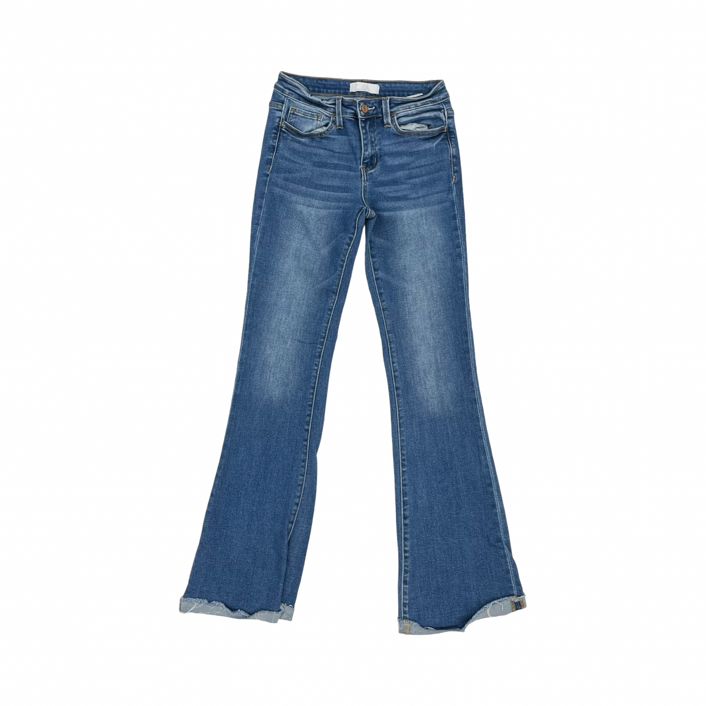 Jeans Boot Cut By Vervet In Blue Denim, Size:6