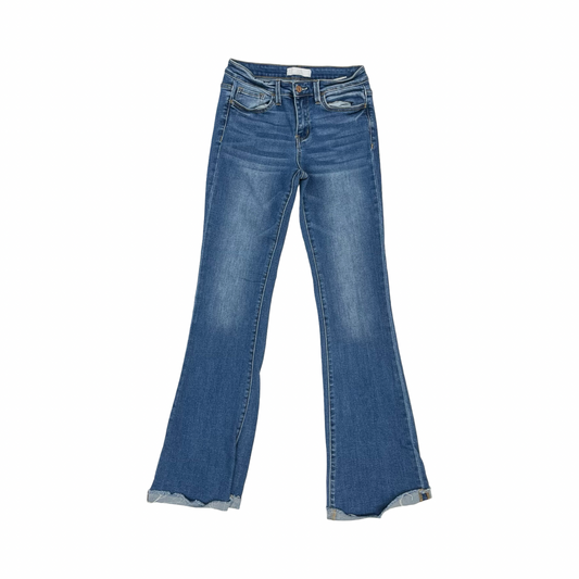 Jeans Boot Cut By Vervet In Blue Denim, Size:6