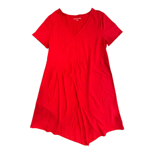 Dress Casual Midi By Soft Surroundings In Red, Size:L