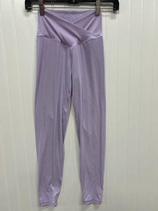 Athletic Leggings By Aerie In Purple, Size:S