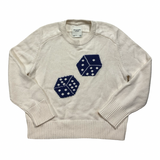 Sweater By Abercrombie And Fitch In Cream, Size:S