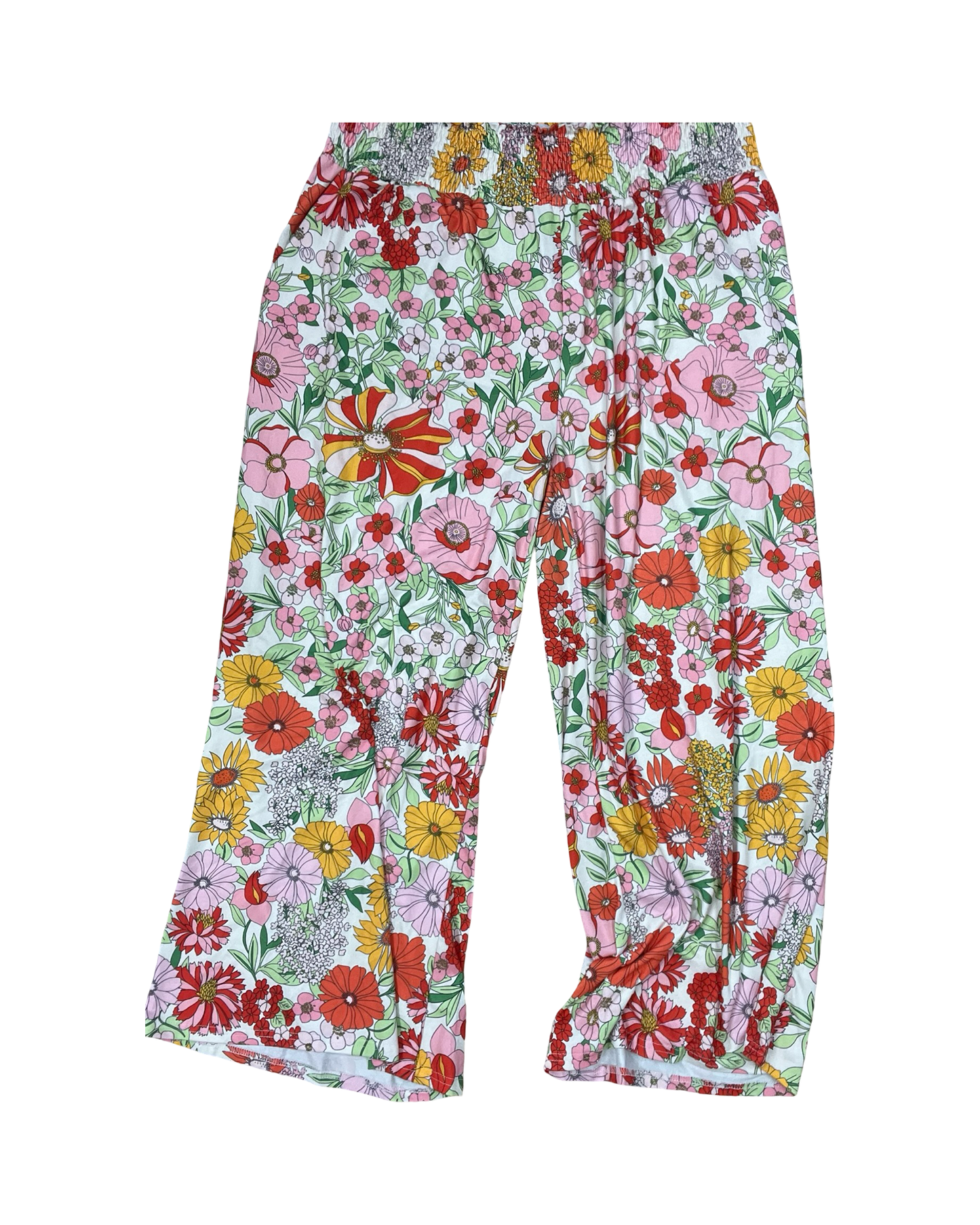 Pants Lounge By Clothes Mentor In Floral Print, Size:4X