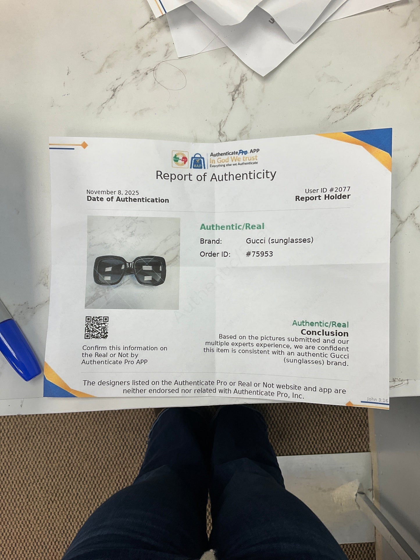 Sunglasses Luxury Designer By Gucci