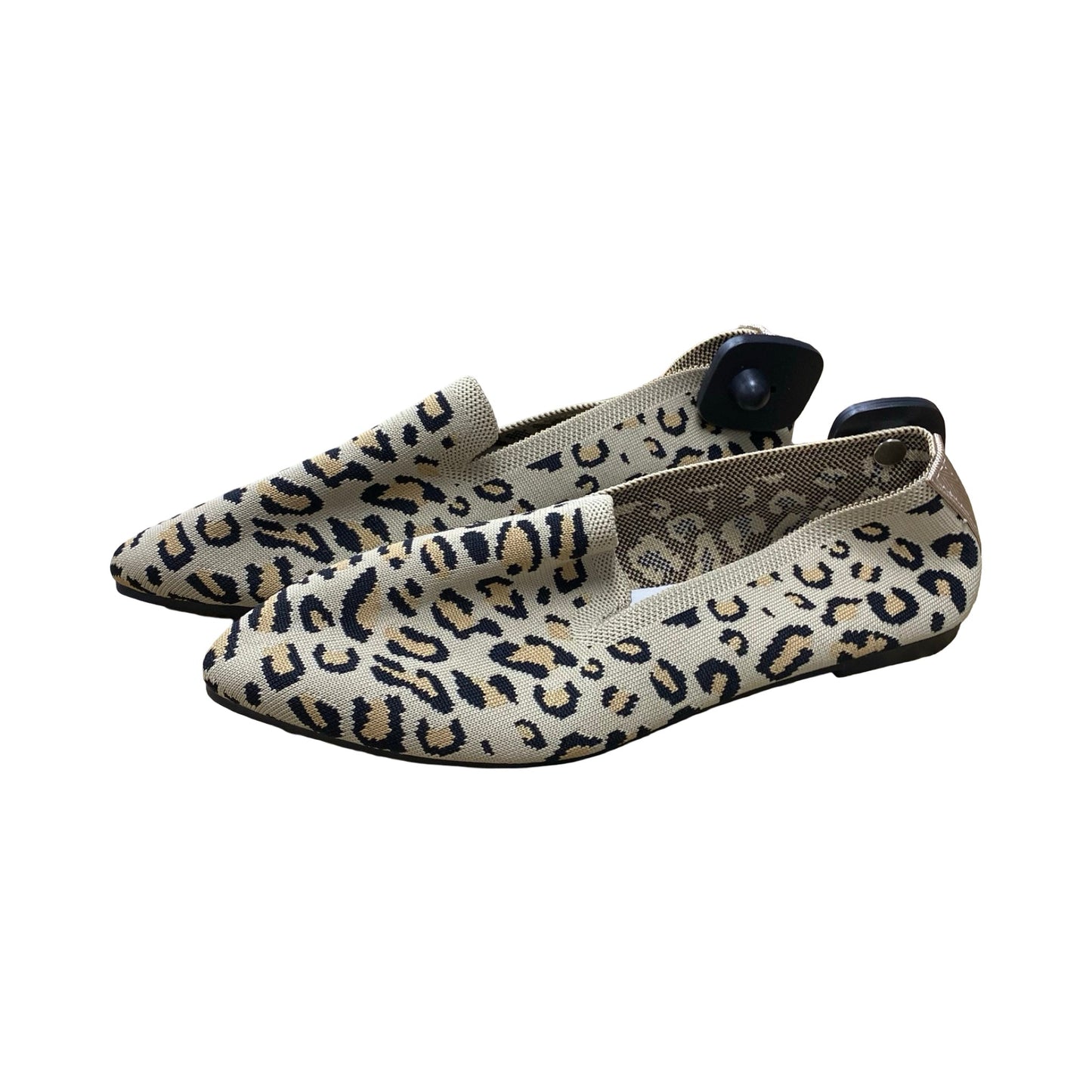 Shoes Flats By Clothes Mentor In Animal Print, Size:10