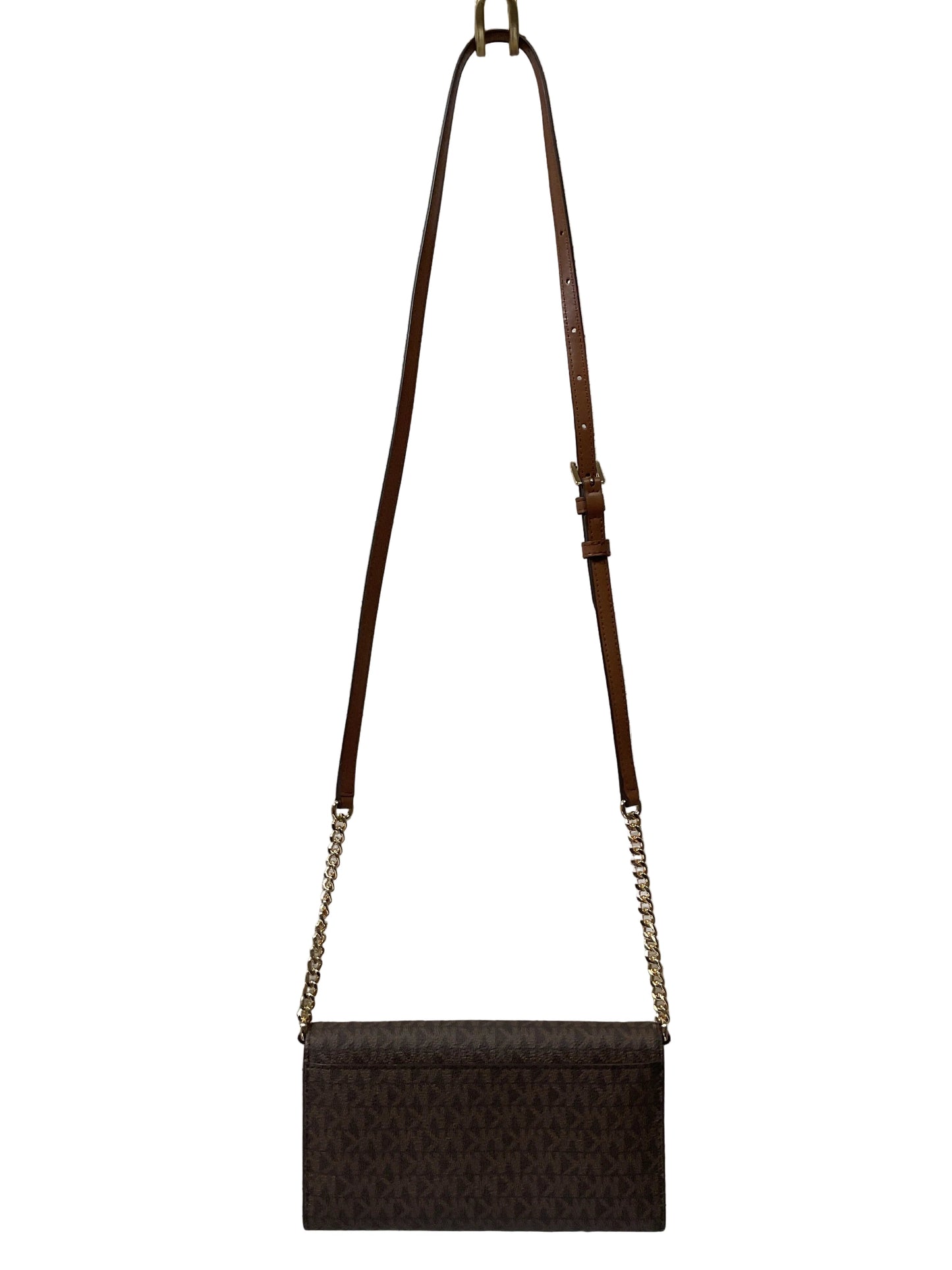 Crossbody Designer By Michael Kors In Brown, Size:Small