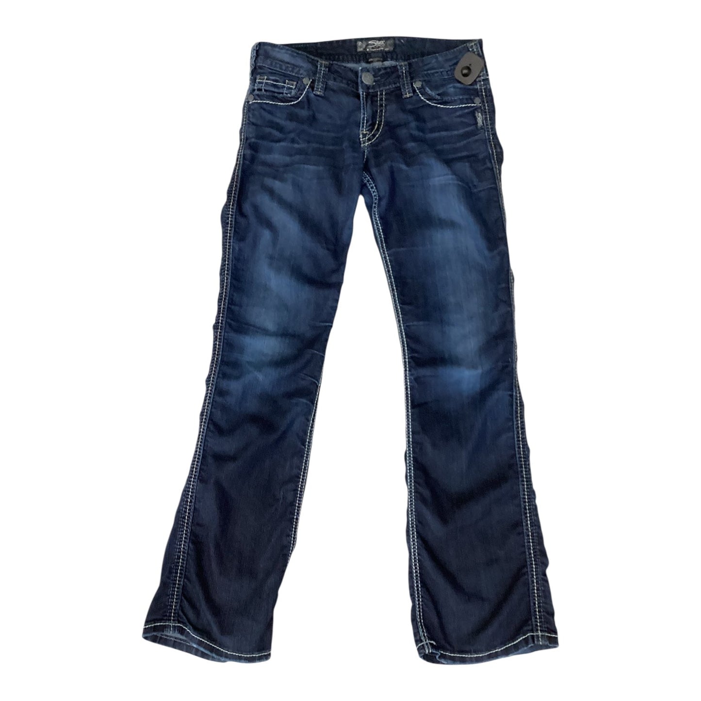 Jeans Boot Cut By Silver In Blue, Size:6