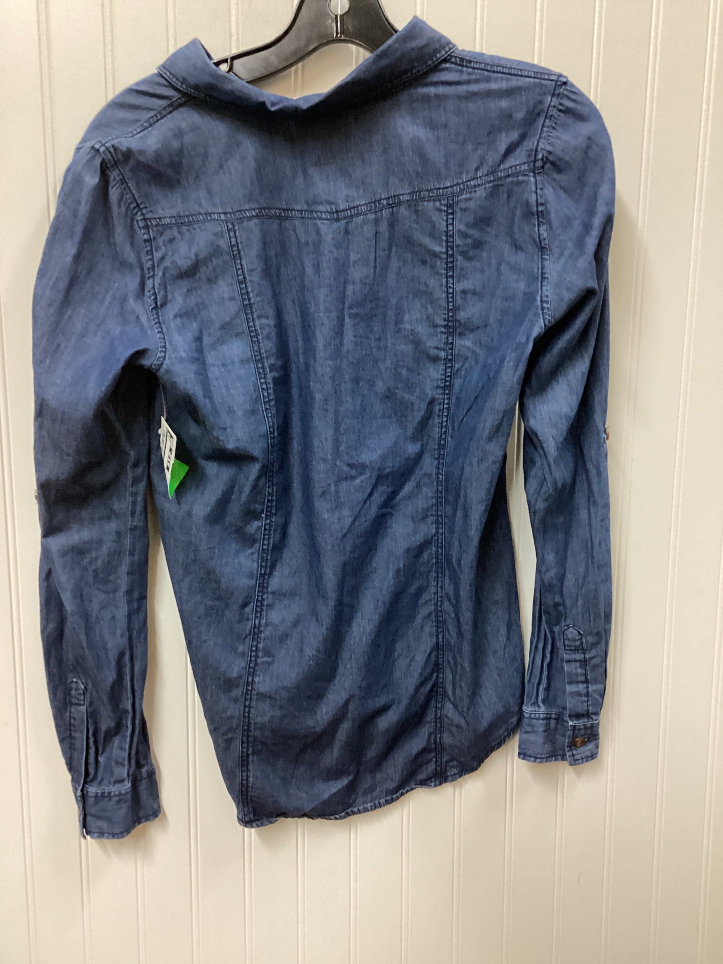 Blouse Ls By Love Notes In Blue, Size:S
