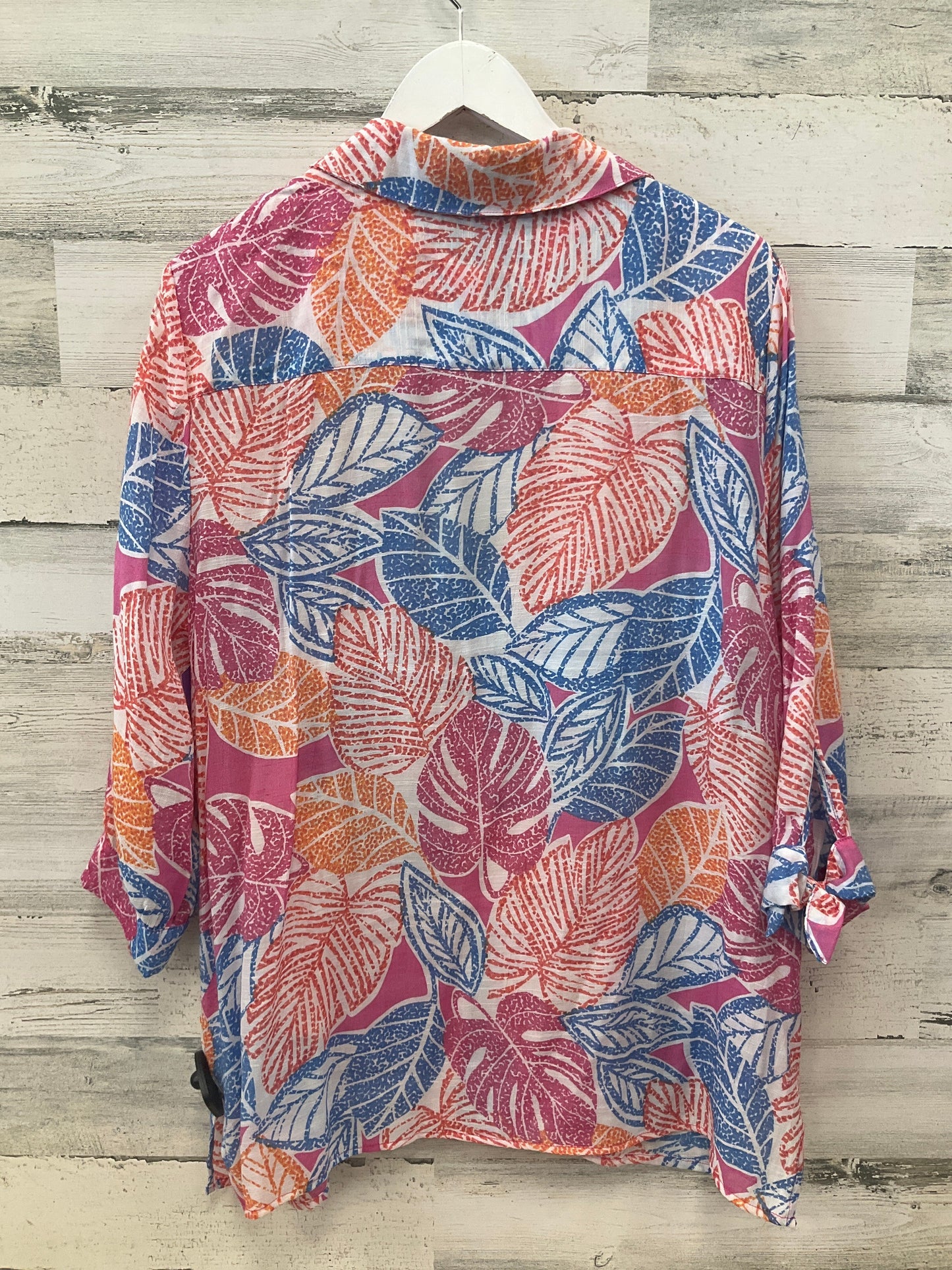 Top 3/4 Sleeve By Ruby Rd In Multi, Size:L