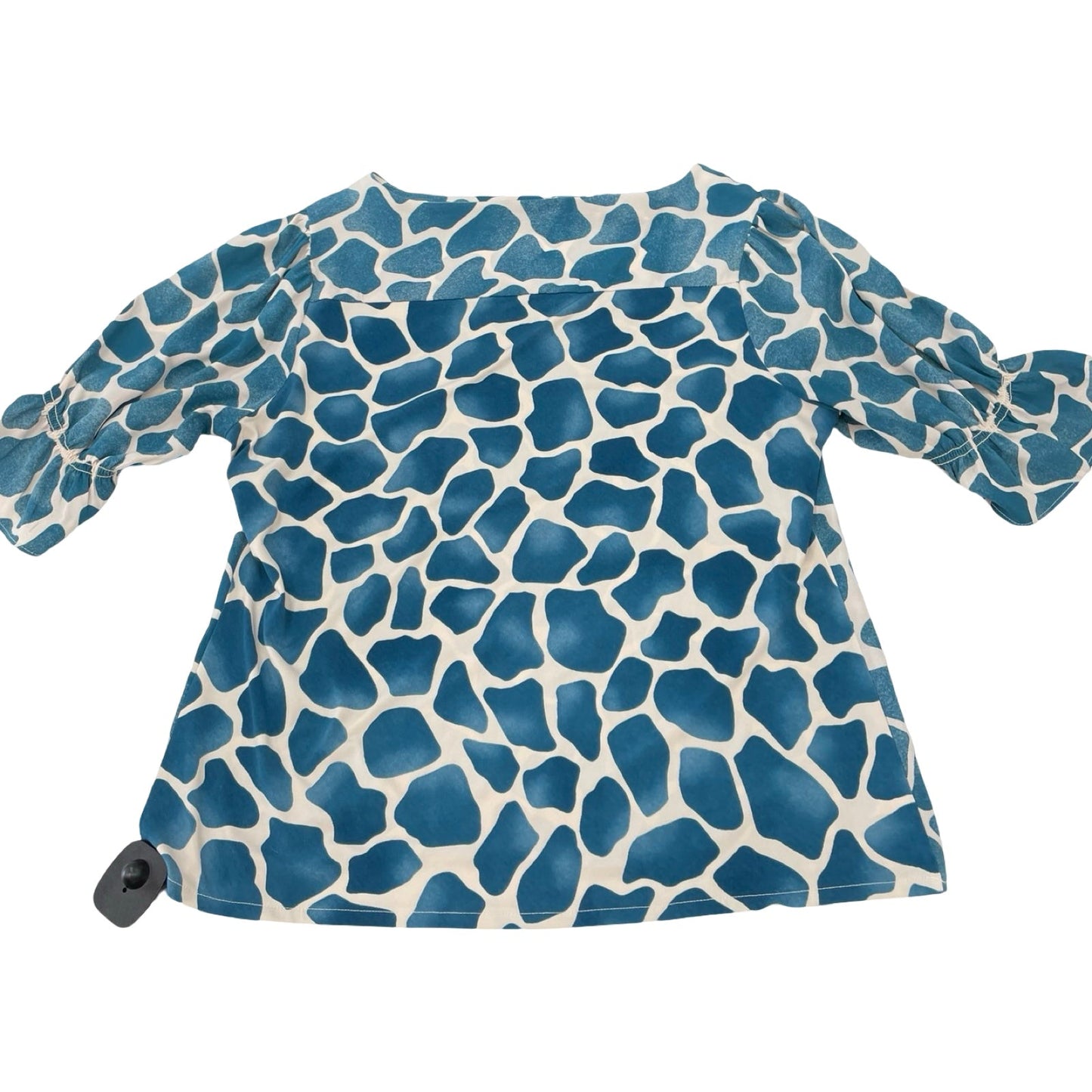 Top Ss By Ann Taylor In Blue & Tan, Size:M