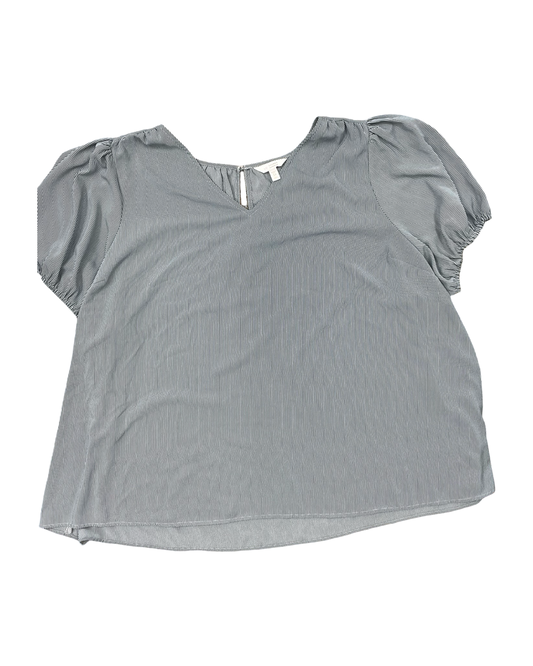Top Ss By Lc Lauren Conrad In Blue & White, Size:3X