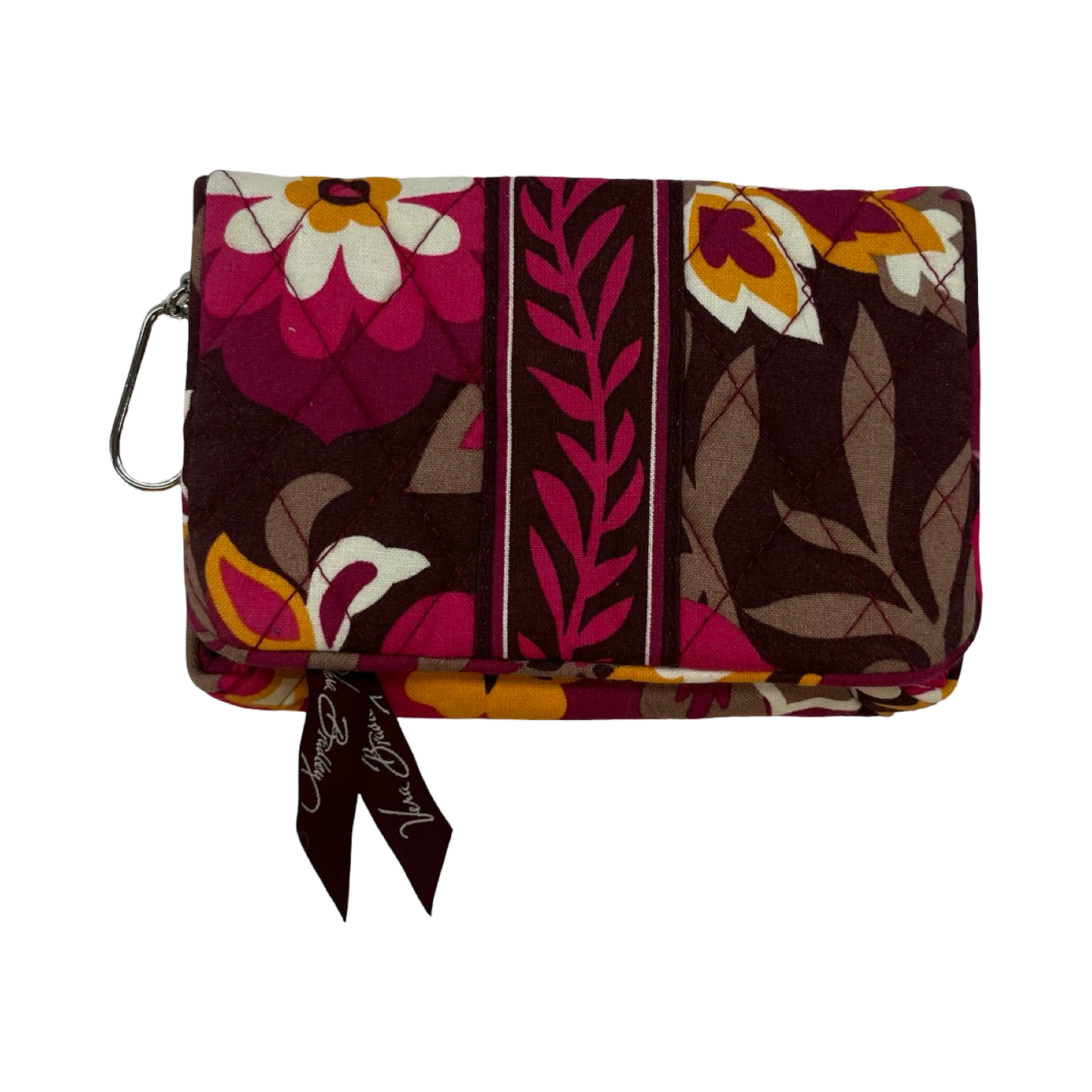 Wallet By Vera Bradley In Brown & Pink, Size:Small