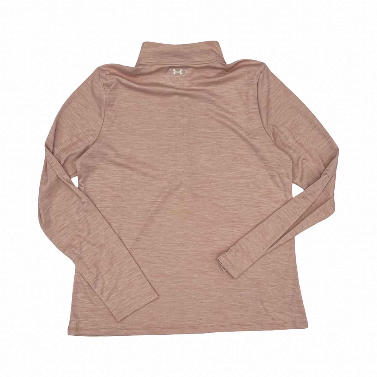 Athletic Top Ls Collar By Under Armour In Peach, Size:L
