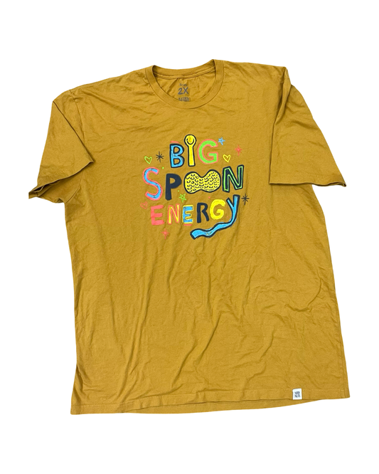 Top Ss Basic By Clothes Mentor In Yellow, Size:2X