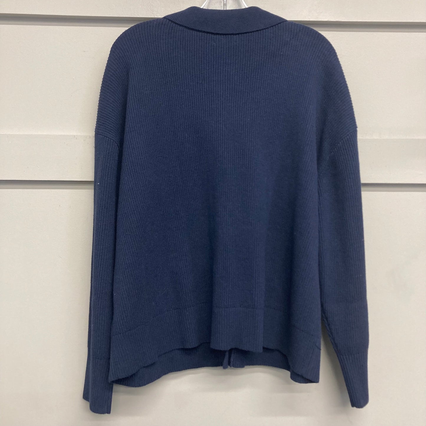 Sweater Cardigan By Caslon In Navy, Size:1X