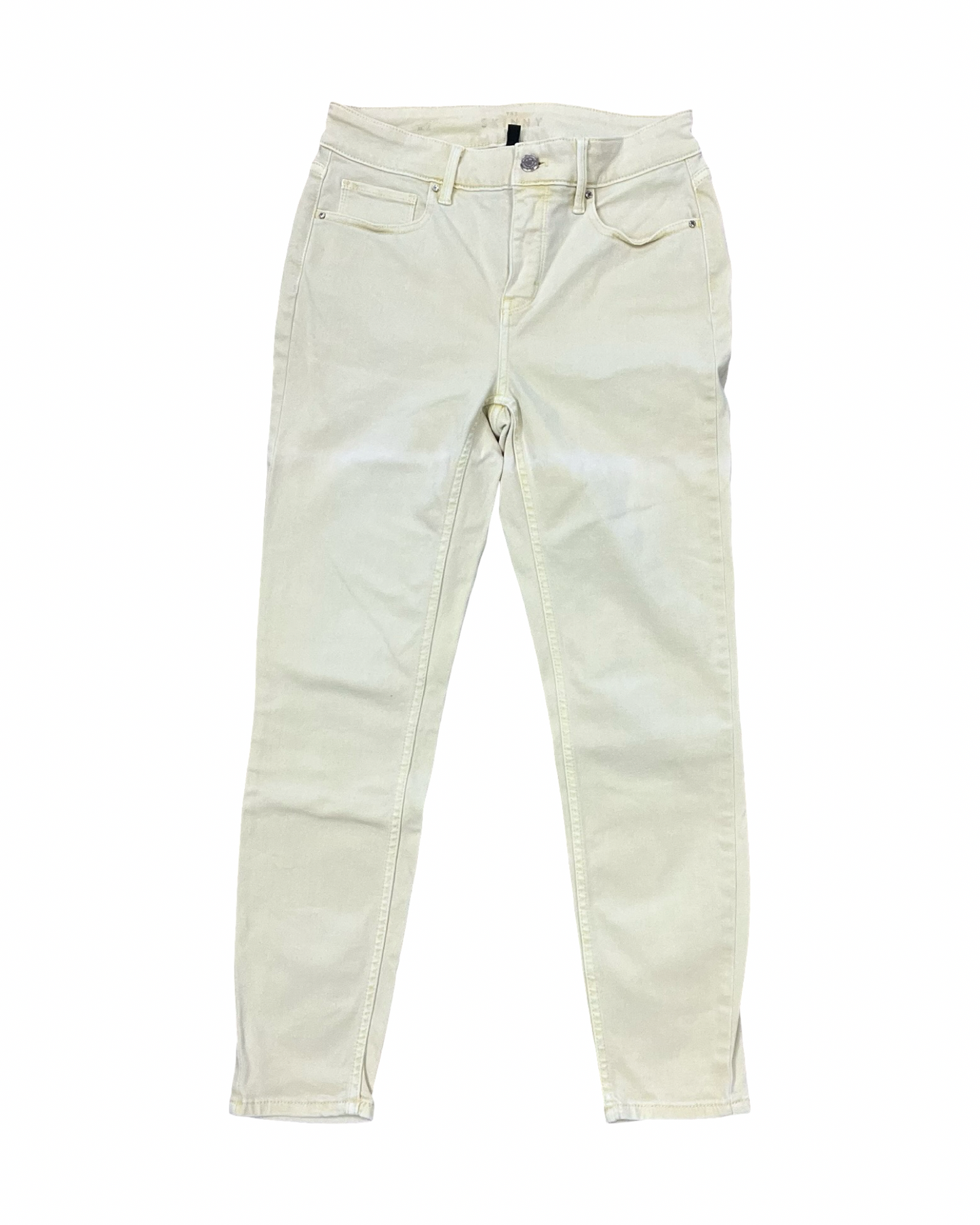 Jeans Skinny By White House Black Market In Yellow, Size:2