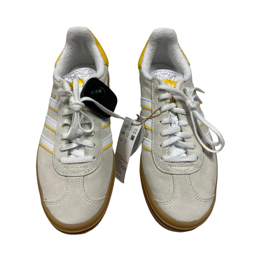 Shoes Sneakers Platform By Adidas In Tan & Yellow, Size:7