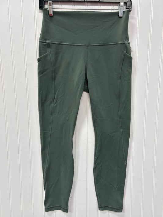 Athletic Leggings By Lululemon In Green, Size:8