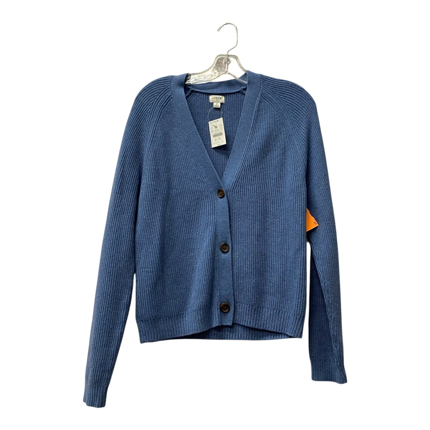 Sweater Cardigan By J. Crew In Blue, Size:S