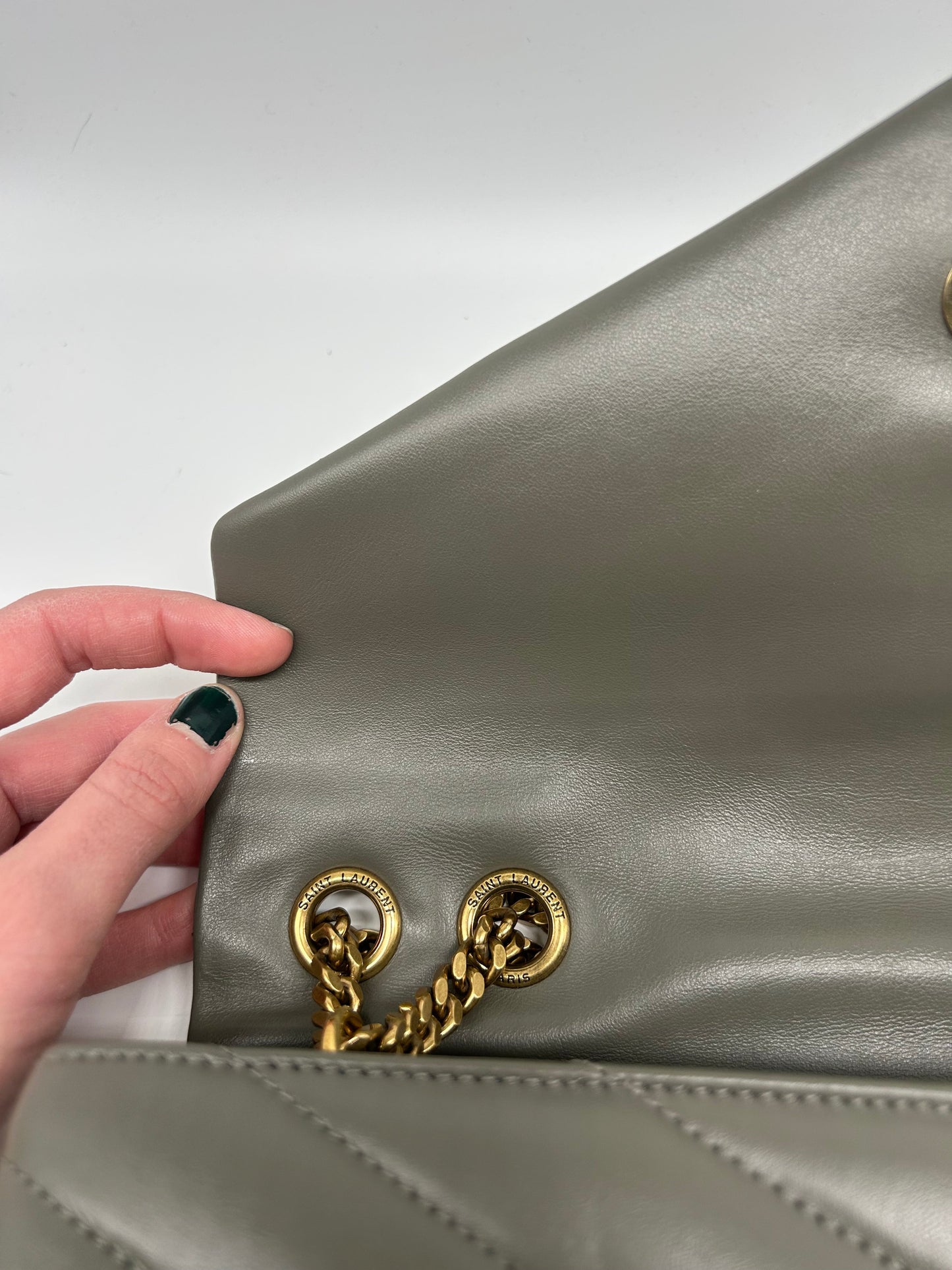 Handbag Luxury Designer By Yves Saint Laurent, Size: Large