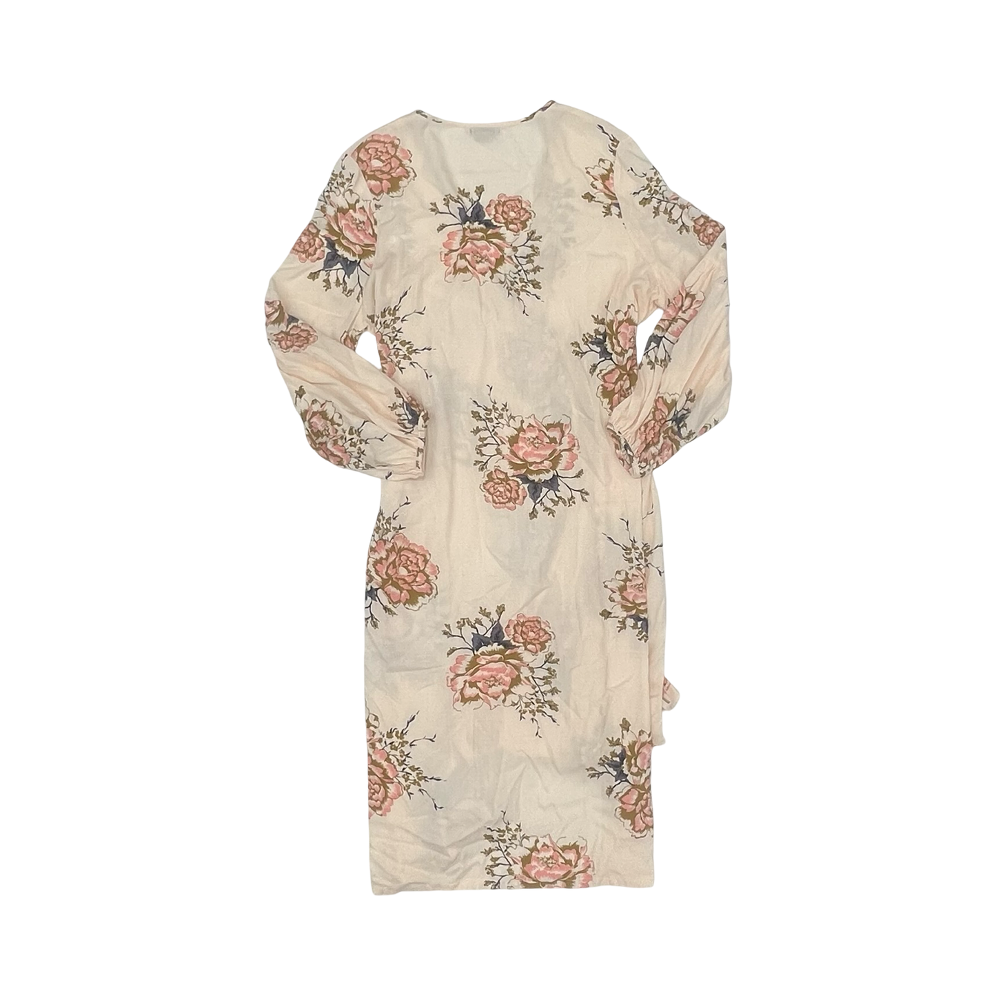 Dress Casual Midi By Clothes Mentor In Floral Print, Size:M