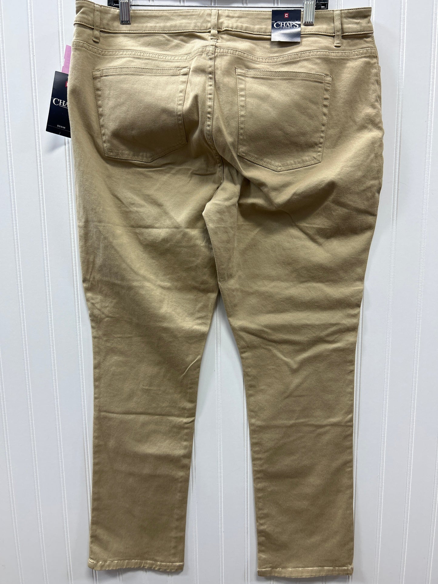 Pants Chinos & Khakis By Chaps In Tan, Size:16 NWT