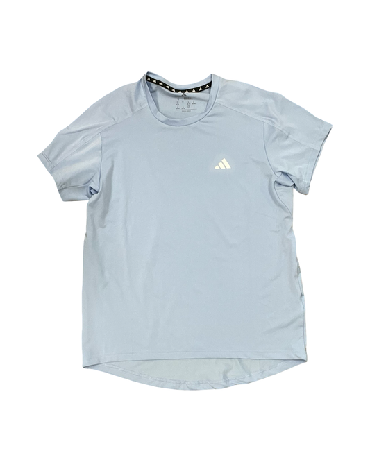 Athletic Top Ss By Adidas In Blue, Size:S
