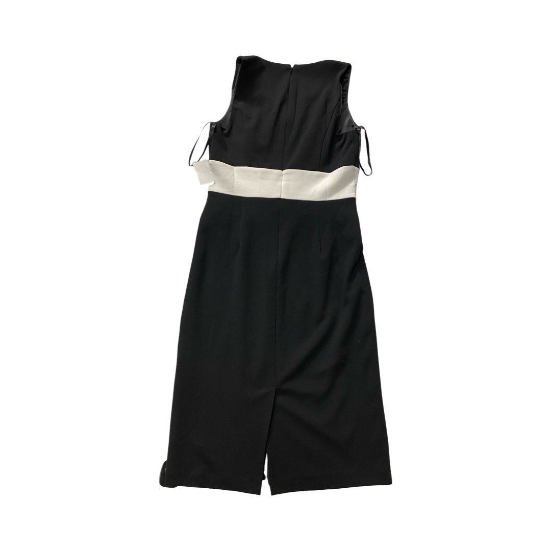 Dress Party Midi By White House Black Market In Black & White, Size:0