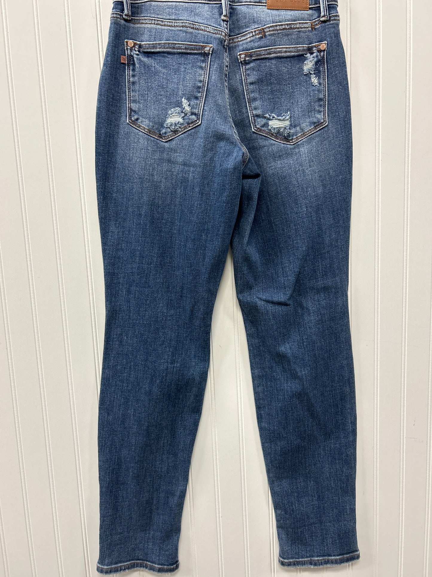 Jeans Boyfriend By Judy Blue In Blue Denim, Size:4