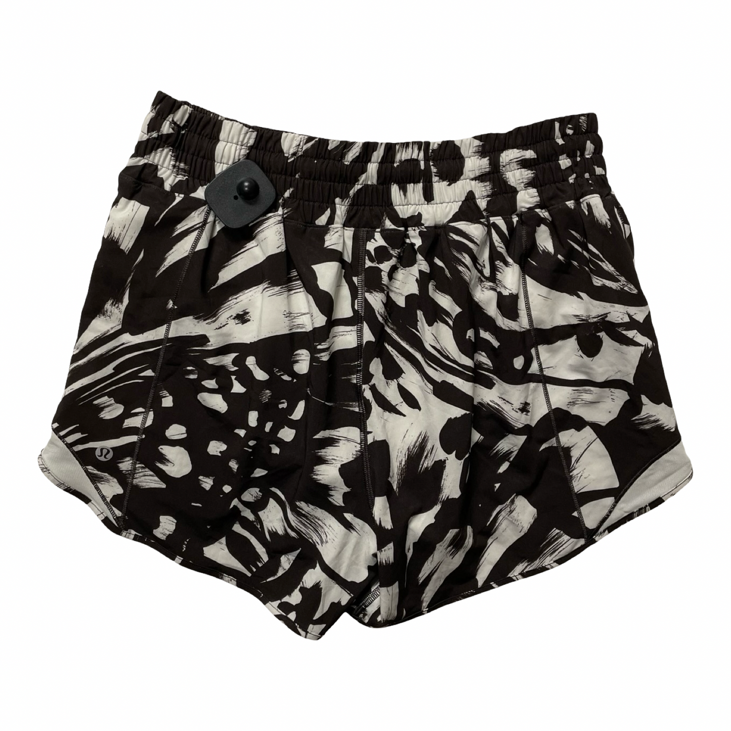 Athletic Shorts By Lululemon In BROWN AND WHITE , Size:8