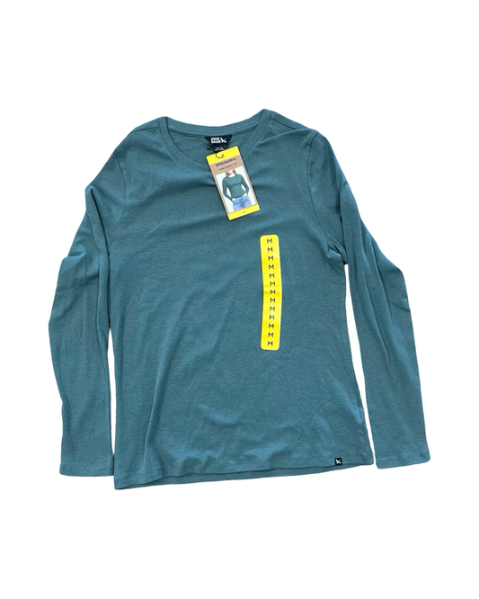 Top Ls Basic By Eddie Bauer In Green, Size:M