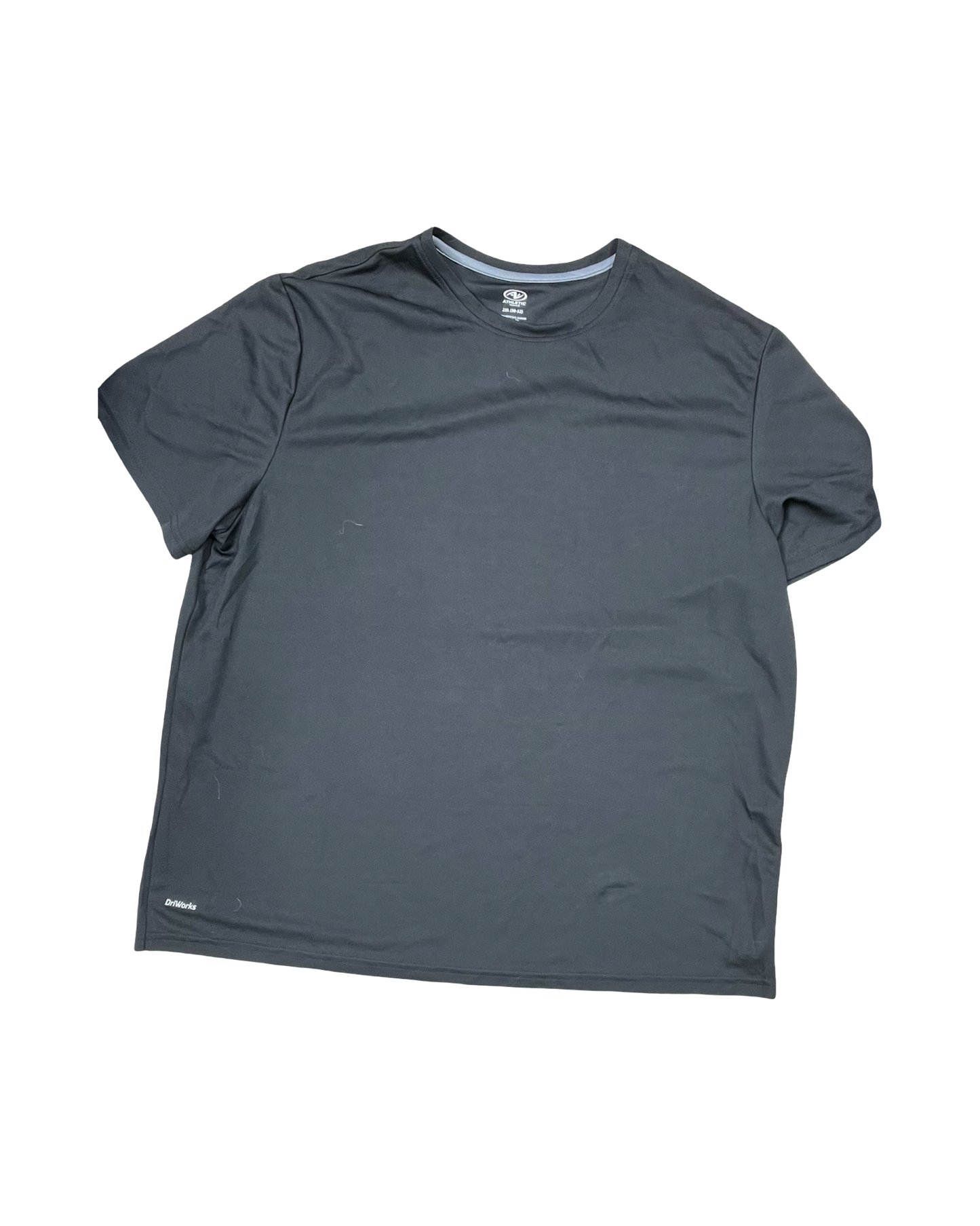 Athletic Top Ss By Athletic Works In Black, Size:2X