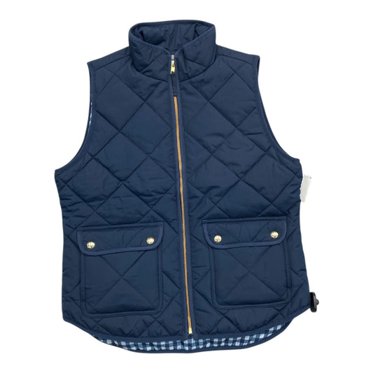 Vest Puffer & Quilted By J. Crew In Navy, Size:M