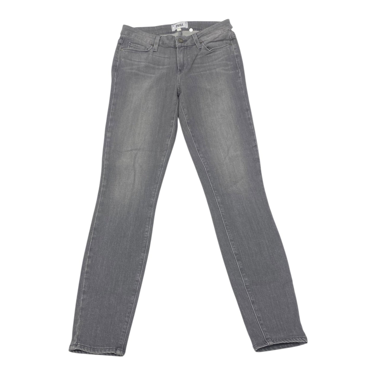Jeans Skinny By Paige In Grey Denim, Size:6