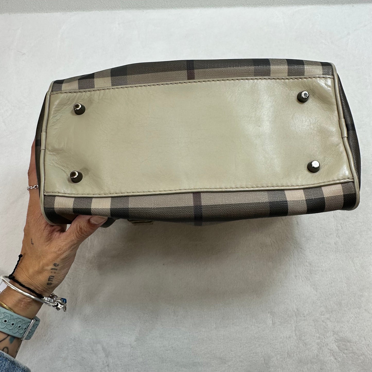 Handbag Luxury Designer By Burberry, Size: Small