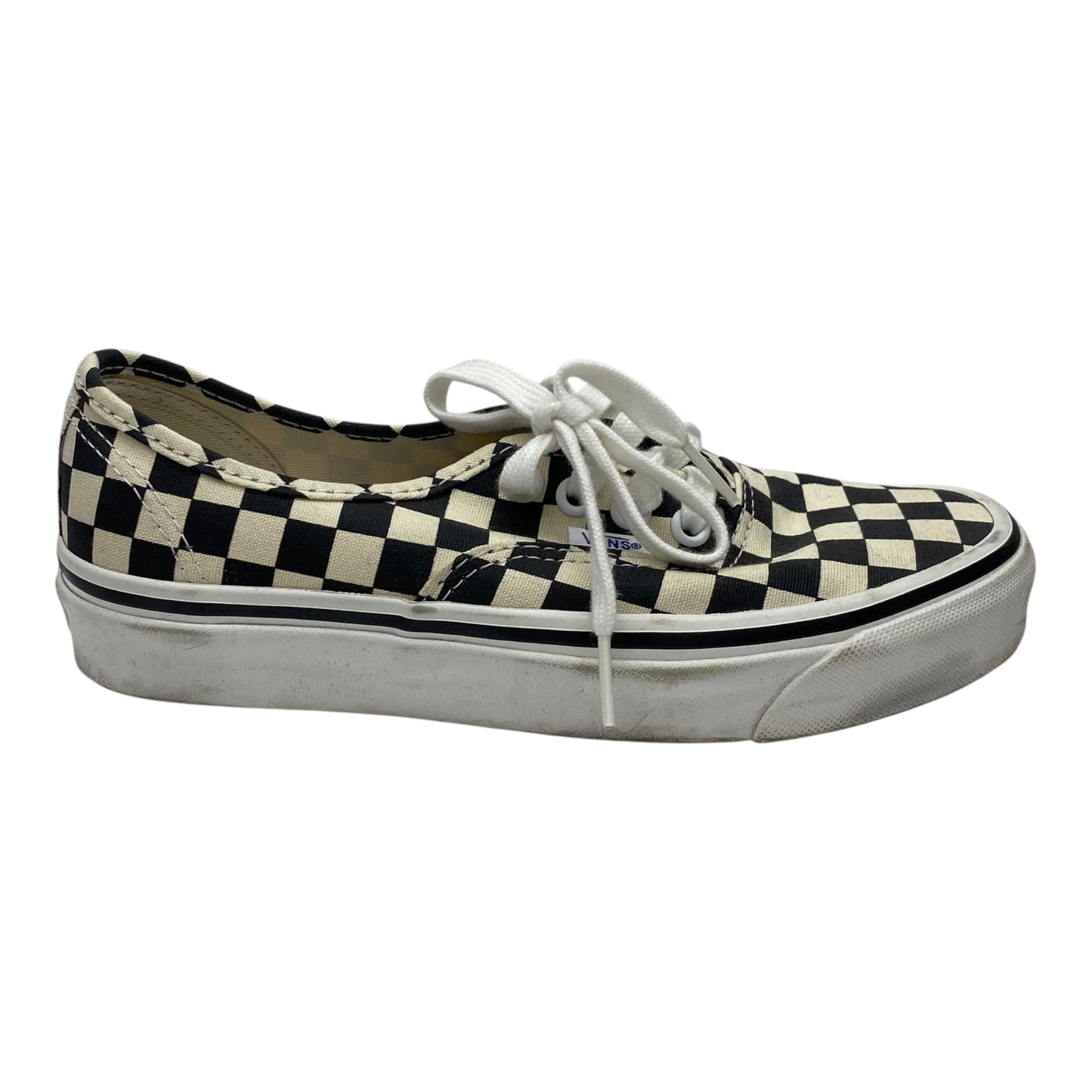 Shoes Sneakers By Vans In Black & Cream, Size:5